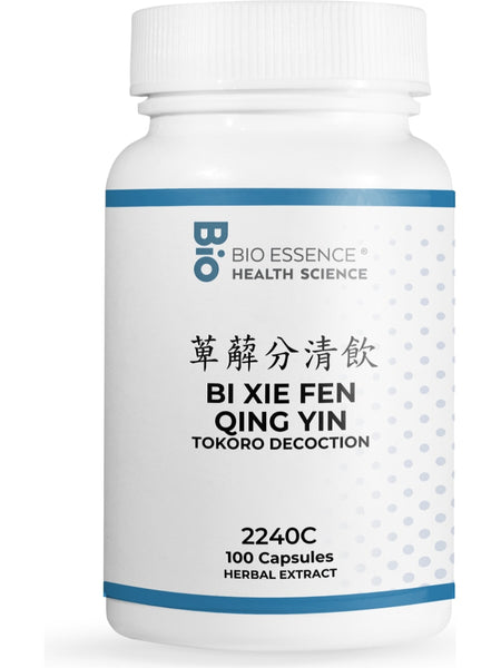 Bio Essence Health Science, Bi Xie Fen Qing Yin, Tokoro Decoction, 100 Capsules