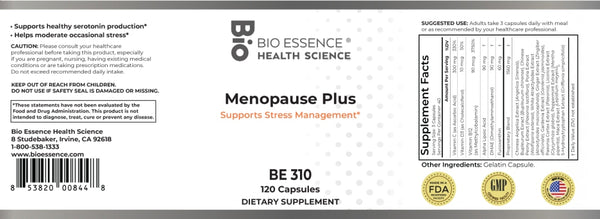 Bio Essence Health Science, Menopause Plus, 120 Capsules