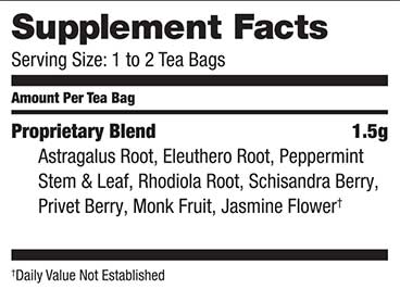Bravo Tea, Energy & Stamina, 20 Tea Bags