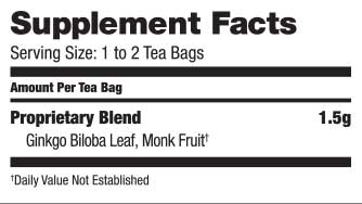 Bravo Tea, Ginger, 20 Tea Bags