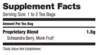 Bravo Tea, Schisandra Berry, 20 Tea Bags