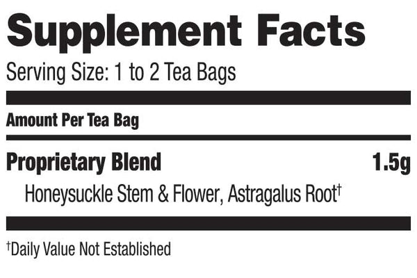 Bravo Tea, Honeysuckle, 20 Tea Bags