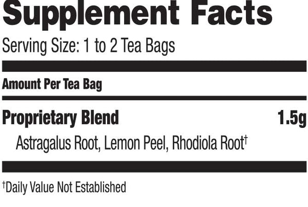 Bravo Tea, Rhodiola, 20 Tea Bags