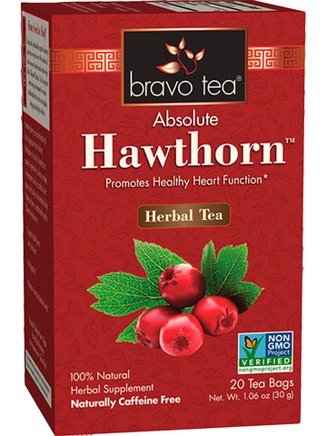 ** 12 PACK ** Bravo Tea, Hawthorn Berry, 20 Tea Bags