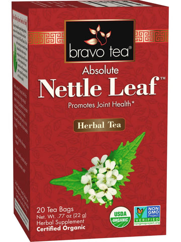 ** 12 PACK ** Bravo Tea, Nettle Leaf, Organic, 20 Tea Bags