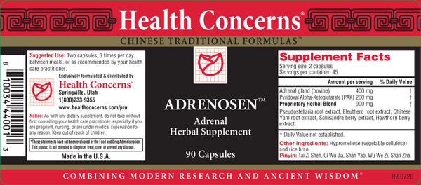 Health Concerns, Adrenosen, 90 ct
