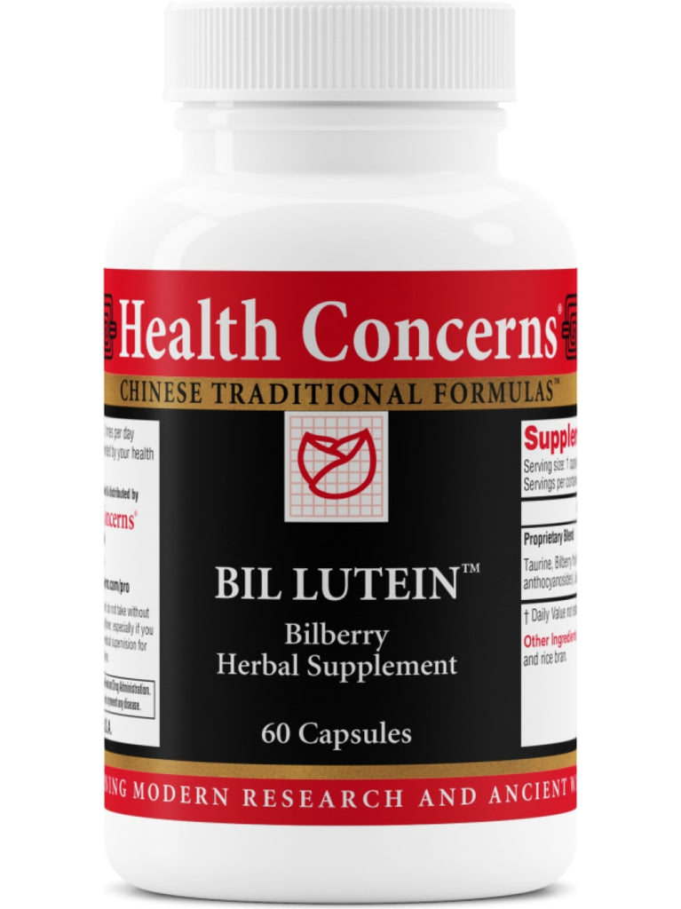 Bil Lutein, 60 ct, Health Concerns