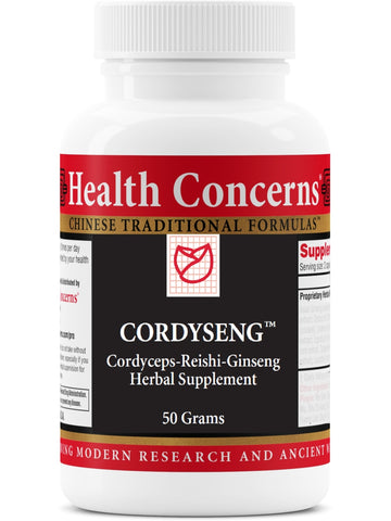 CordySeng Powder, 50 grams, Health Concerns