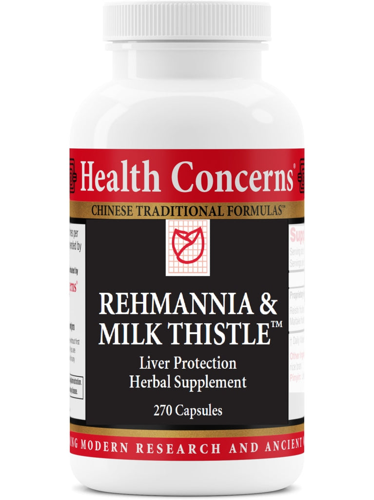 Rehmannia & Milk Thistle, Economy Size, 270 ct, Health Concerns