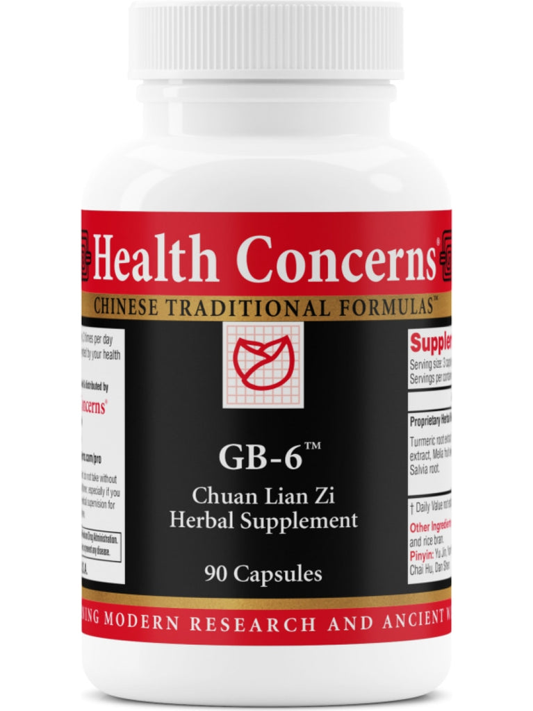GB-6, 90 ct, Health Concerns