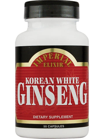 Korean White Ginseng, 50 cap, Imperial Elixir