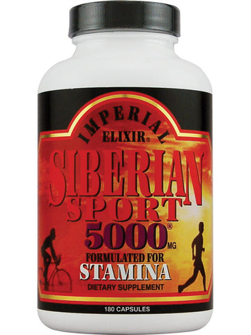 Siberian Eleuthero Sport 5000, 180 cap, Imperial Elixir