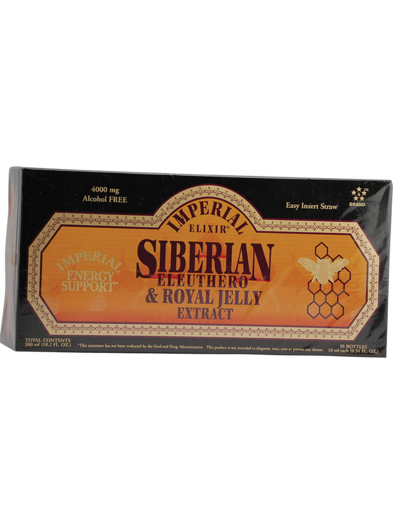 Siberian Eleuthero Extract w/Royal Jelly, 30 vials, Imperial Elixir