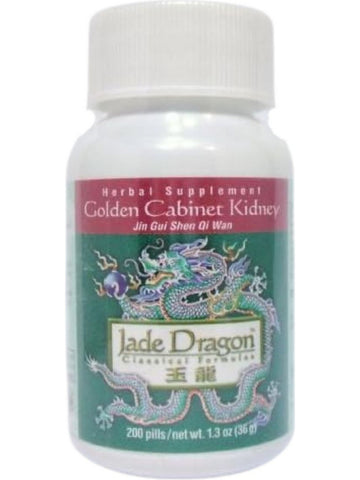 Jade Dragon, Golden Cabinet Kidney, Jin Gui Shen Qi Wan, 200 pills
