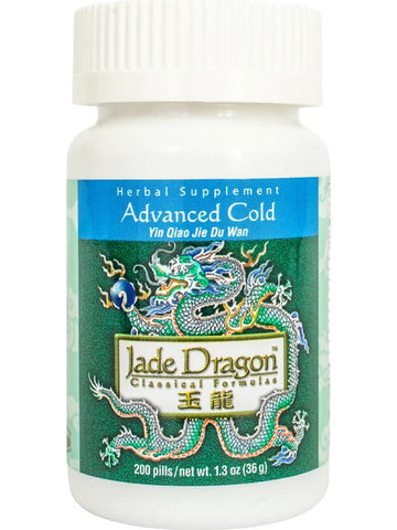 Jade Dragon, Advanced Cold, Yin Qiao Jie Du Wan, 200 pills