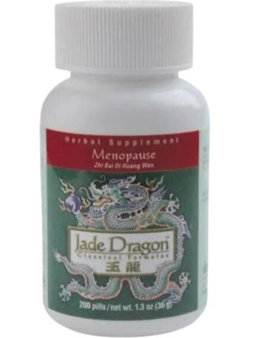 Jade Dragon, Menopause, Zhi Bai Di Huang Wan, 200 pills