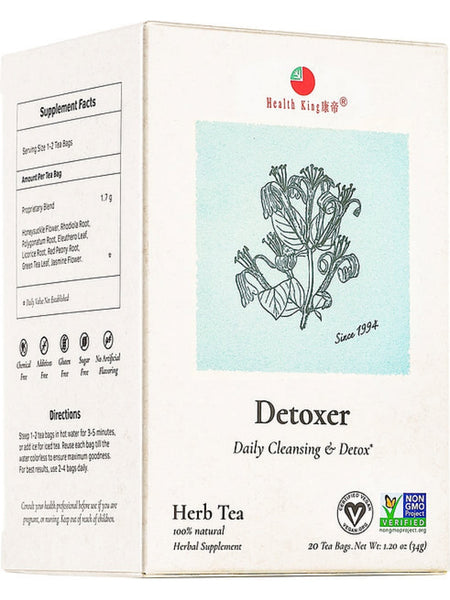 Detoxer Tea, 20 tea bags, Health King