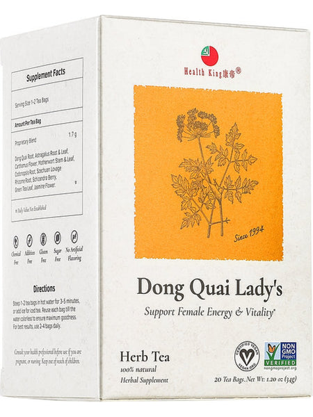 Dong Quai Ladys Tea, 20 tea bags, Health King