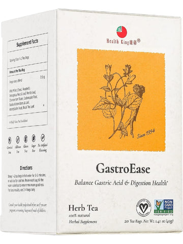 GastroEase Tea, 20 tea bags, Health King