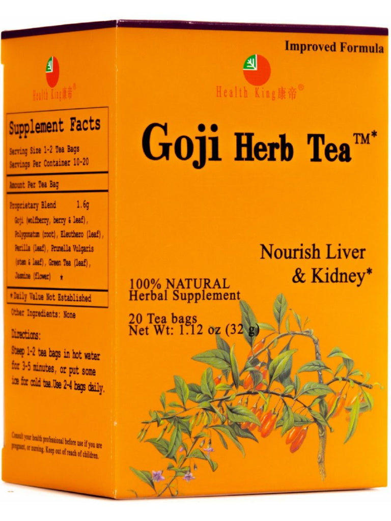 Goji Tea, 20 tea bags, Health King