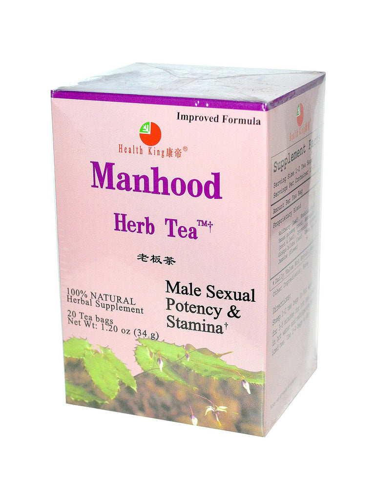 Manhood Tea, 20 tea bags, Health King