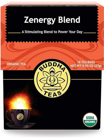 ** 12 PACK ** Buddha Teas, Zenergy Blend, 18 Tea Bags
