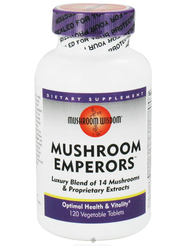 Mushroom Emperors, 120 ct, Mushroom Wisdom
