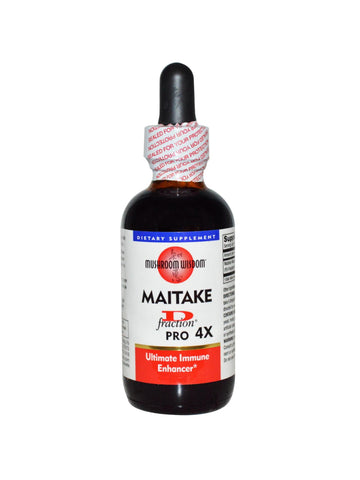 Maitake D-Fraction Pro 4X, 30 ml, Mushroom Wisdom