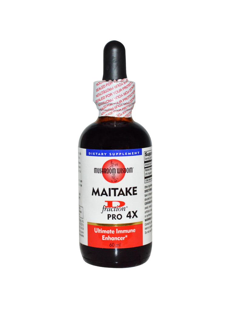 Maitake D-Fraction Pro 4X, 60 ml, Mushroom Wisdom