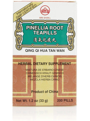 Qing Qi Hua Tan Wan, Pinellia Root Formula, 200 ct, Min Shan