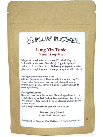 Plum Flower, Soup Mix-Lung Yin Tonic, 1 Bag