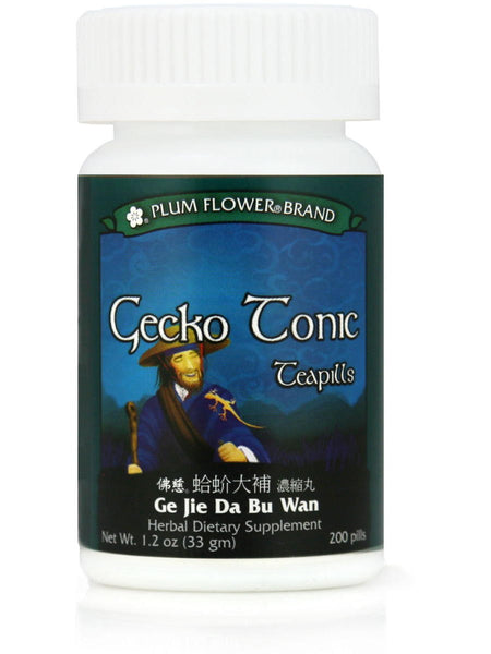 Gecko Tonic Formula, Ge Jie Da Bu Wan, 200 ct, Plum Flower
