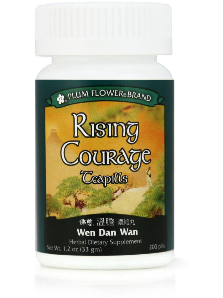 Rising Courage Formula, Wen Dan Wan, 200 ct, Plum Flower