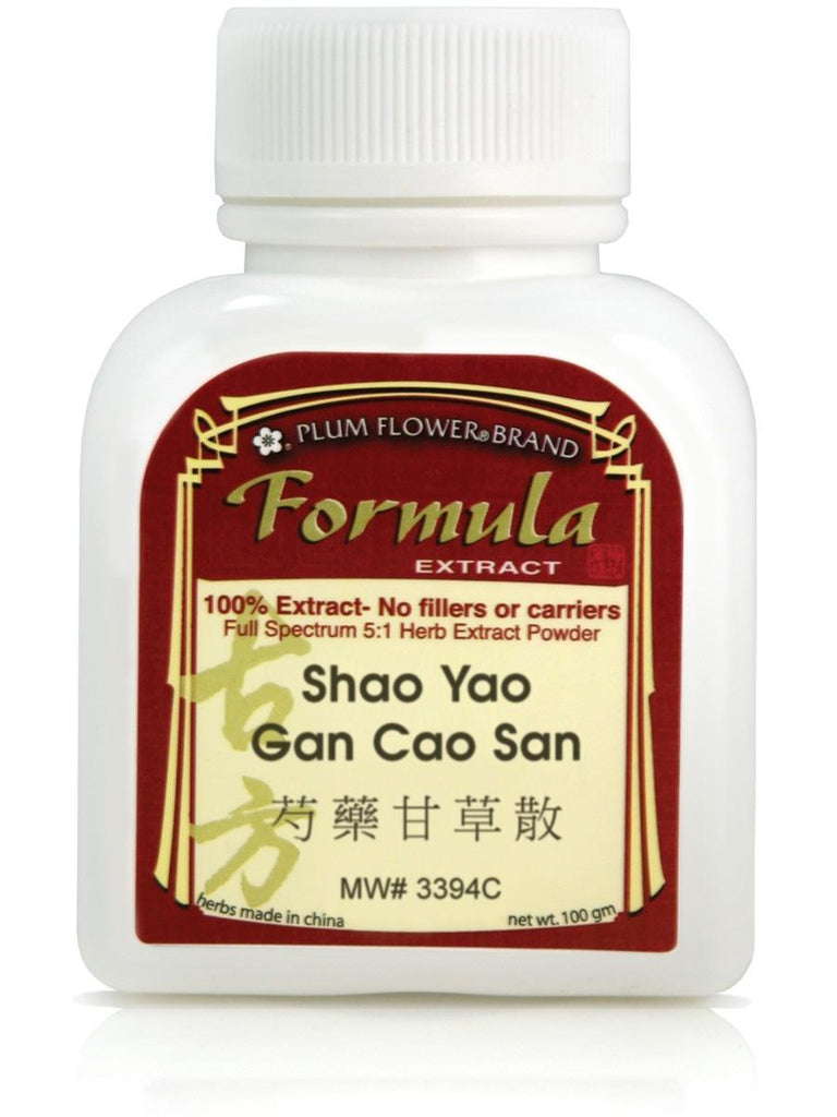 Shao Yao Gan Cao San, 100 grams extract powder, Plum Flower