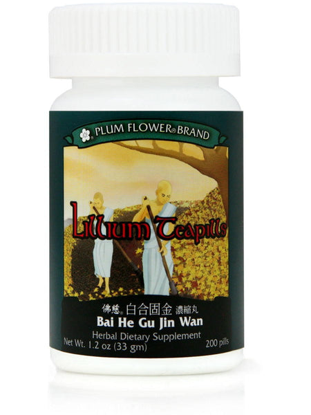 Lilium Formula, Bai He Gu Jin Wan, 200 ct, Plum Flower