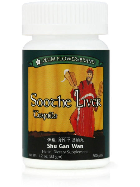 Soothe Liver Formula, Shu Gan Wan, 200 ct, Plum Flower