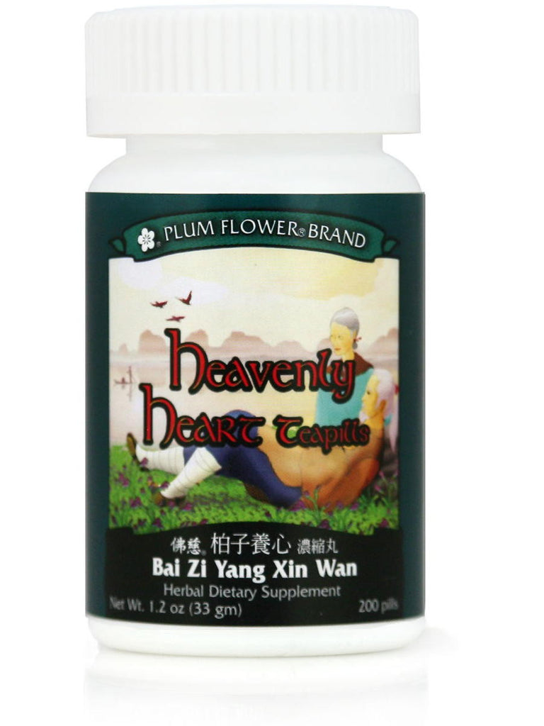 Bai Zi Yang Xin Wan, Heavenly Heart Formula, 200 ct, Plum Flower