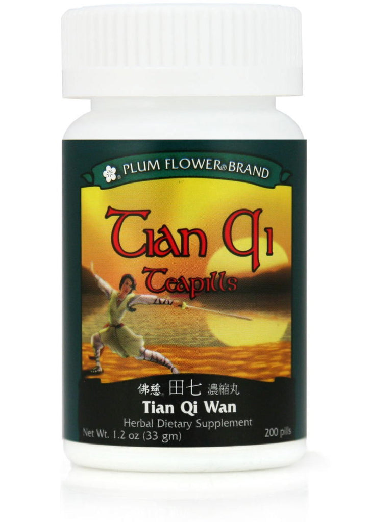Tian Qi Formula, Tian Qi Wan, 200 ct, Plum Flower