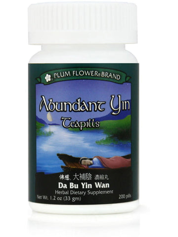 Abundant Yin Formula, Da Bu Yin Wan, 200 ct, Plum Flower