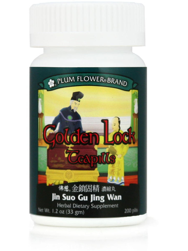 Jin Suo Gu Jing Wan, Golden Lock Formula, 200 ct, Plum Flower