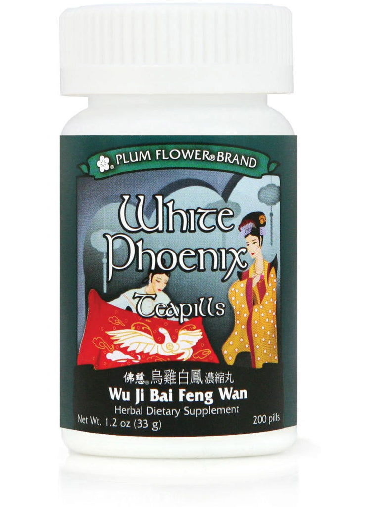 White Phoenix Formula, Wu Ji Bai Feng Wan, 200 ct, Plum Flower