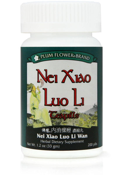 Nei Xiao Luo Li Formula, Nei Xiao Luo Li Wan, 200 ct, Plum Flower