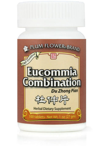Eucommia Combination, Du Zhong Pian, 100 ct, Plum Flower