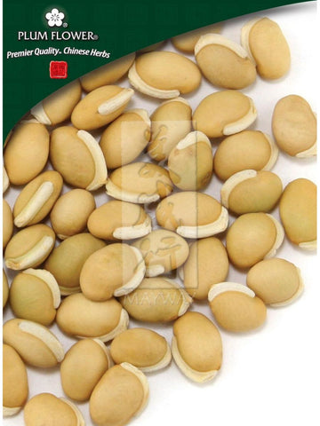 Dolichos lablab seed, Whole Herb, 500 grams, Bai Bian Dou
