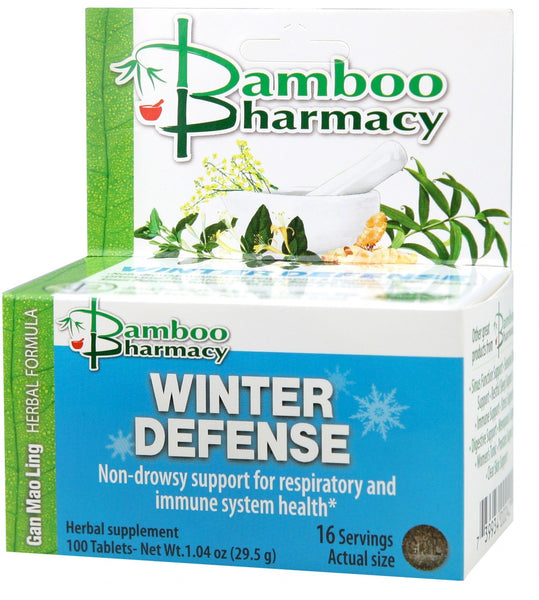 Bamboo Pharmacy, Winter Defense, Gan Mao Ling, 100 Tablets