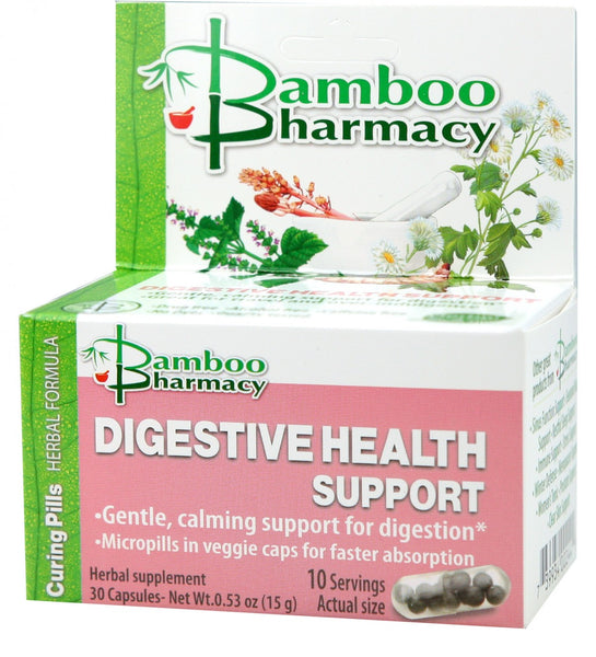 Bamboo Pharmacy, Digestive Health Support, Curing Pills, 30 Capsules