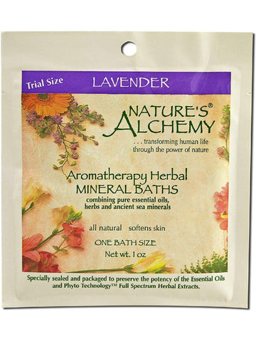 Nature's Alchemy, Lavender Aromatherapy Mineral Bath, 1 oz