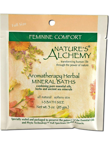 Nature's Alchemy, Feminine Comfort Aromatherapy Mineral Bath, 3 oz