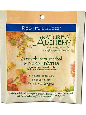 Nature's Alchemy, Restful Sleep Aromatherapy Mineral Bath, 3 oz