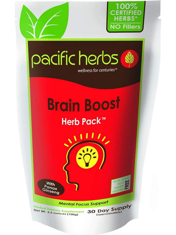 Pacific Herbs, Brain Boost Herb Pack, 3.5 ounces